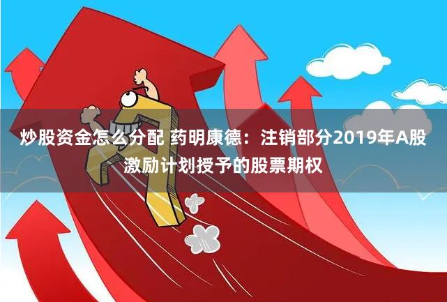 炒股资金怎么分配 药明康德：注销部分2019年A股激励计划授予的股票期权